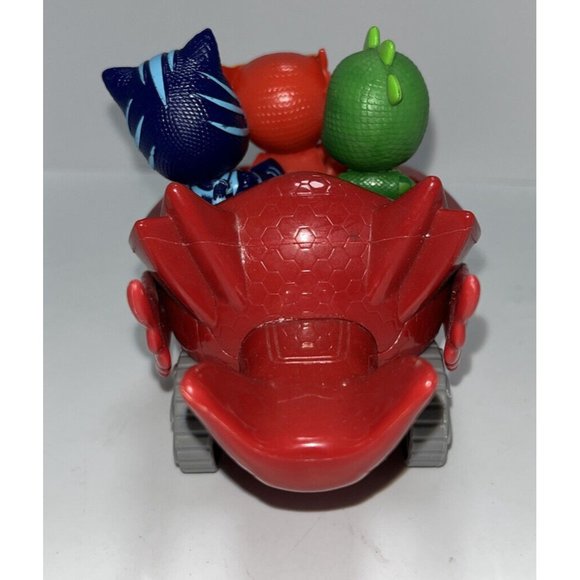 PJ Masks Owl Glider 3 Seater Vehicle with Owlette Catboy Gekko Action Figures - Picture 5 of 12